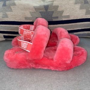 UGG Oh Yeah Women's Slipper  Strawberry Sorbet Pink Size 11